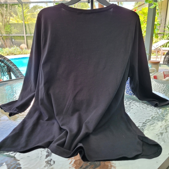 Zenergy Embellished Tee by Chico's Size3=16/XL - Picture 4 of 13